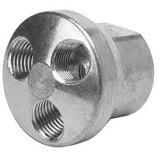 AMF 3404 1/4" NPTF THREE-WAY MANIFOLD AMFLO