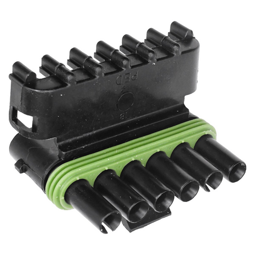 AU18151 WEATHERPACK TERM. SHELL 6 WAY