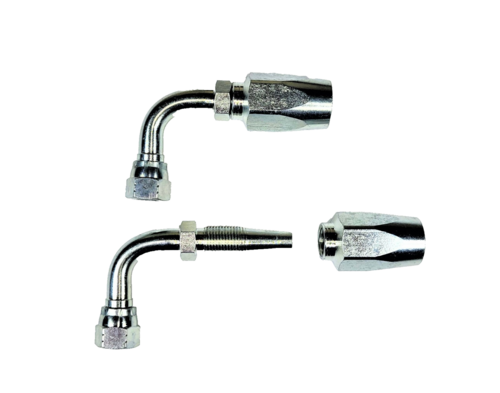 AVH 485-06-06 #JIC SWIVEL 90 DEG REUSABLE FITTING