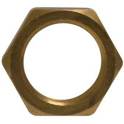 BJN .7500-16 3/4-16 Jam Nut Brass