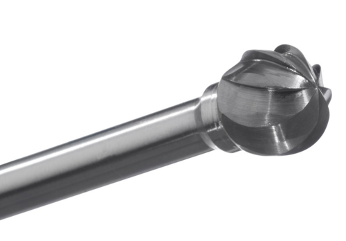 CHAMSD1NF 1/4 BALL SHAPE CARBIDE BUR NON-FERROUS