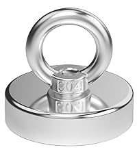 #EBAVITEMAGHOOK MAGNTEIC HOOK, 100 LB. HD NEODYMIUM MAG HOOK W/ COUNTERSUNK HOLE EYB