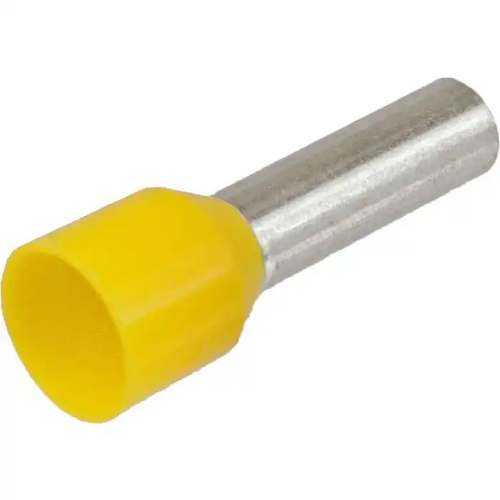 #710121 INSULATED WIRE FERRULE, YELLOW 10GA .47 PIN LENGTH
