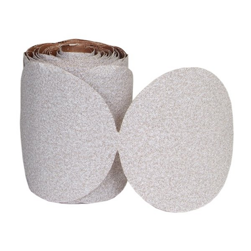 #66261131476 6" P220 GRIT B-WEIGHT NORTON NO-FIL ADALOX A275 PAPER PSA DISC ROLLS