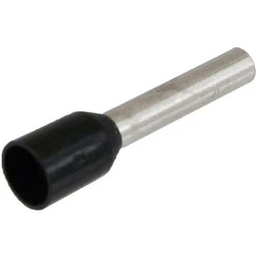 #716081 INSULATED WIRE FERRULE, BLACK 16GA .31 PIN LENGTH