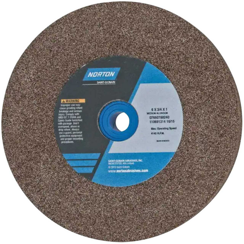 #7660788240 6"X3/4X1" 60-M BENCH AND PEDESTAL WHEEL