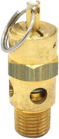 #SV150 1/4 MNPT BRASS POP OFF