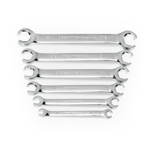 GEARWRENCH #81907 6 PC SAE FLARE NUT WRENCH SET