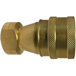 #HNV-02F-02FP-BR ISO-B 1/8 COUP TO 1/8 FEM PIPE BRASS
