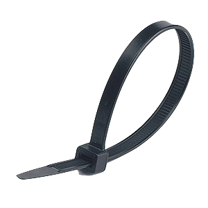 LA-22 ASSORTMENT BLACK NYLON TIE