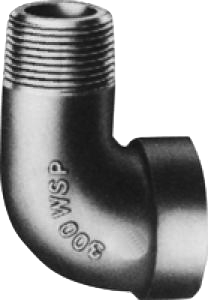 P90S .750 3/4 90 STREET ELBOW BLK