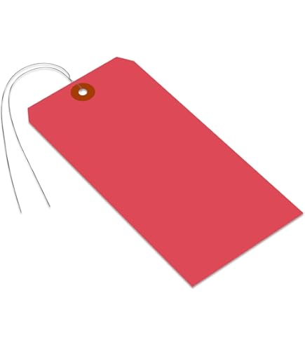 #REDTAG200 200 BLANK SHIPPING TAG 4.72 X2.36