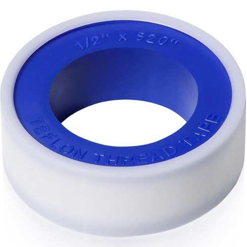 TAPE TEFLON 1/2"X520" WHITE TEFLON TAPE