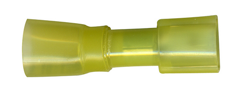 TER 1272 FIN HS 12-10GA. FULLY INSULATED MALE QUICK SLIDE HEAT SHRINK TERMINAL