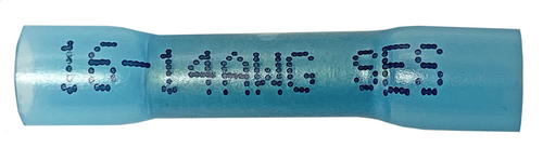 TER 1650 HS 16-14GA BLUE BUTT CONN. HEAT SHRINK