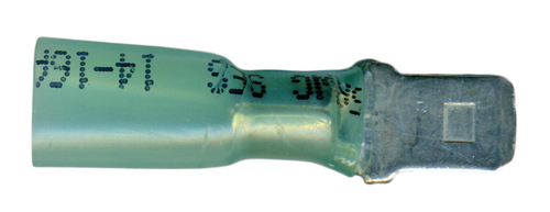 TER 1672 HS 16-14GA. MALE QUICK SLIDE HEAT SHRINK TERMINAL