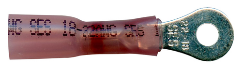 TER 2202 HS 22-18GA. #6 RING HEAT SHRINK TERMINAL