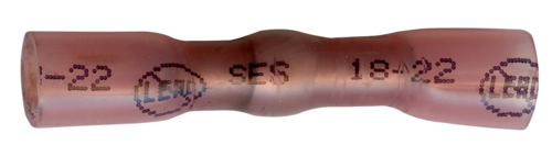 TER 2250 SCS 22-18GA. BUTT CONN. SOLDER CRIMP AND SEAL