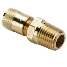 PAR#AVU1-2 1/8 M.P. OR 1/4 OD SOLDER BRASS