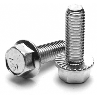 SFB5 .2500-20X.500 1/4-20X1/2 SERRATED FLANGE BOLT PLT
