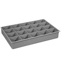 20 HOLE LARGE TRAY BLACK