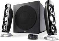 CYBER ACOUSTICS 2.1 MULTIMEDIA SPEAKER SYSTEM WITH SUBWOOFER 92 WATTS