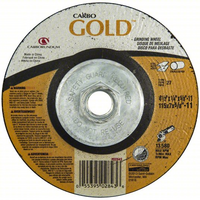 4-1/2X1/4X5/8-11 TYPE 27 CARBO GOLD GRINDING WHEEL
