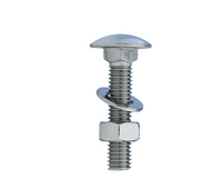 5/16-18X1-1/2 CARR BOLT W/ FW & NUTS (100 BX)