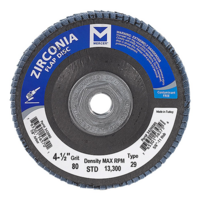 4-1/2X7/8 TYPE 29 80 GRIT FLAP DISC ZIRC