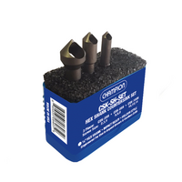 1/4 SHANK ZERO FLUTE COUNTERSUNK SET, 3-PIECE