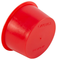 TAPERED CAP & PLUG RED LDPE