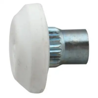 1/4-20X7/16 RIBBED WHITE ENCAPSULATED TEE NUT