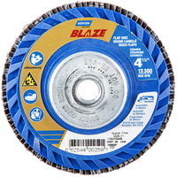 4-1/2X5/8-11 80 GRIT TYPE 27 FLAP DISC