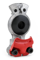 STANDARD ALUMNINUM GLADHAND, EMERGENCY, RUBBER SEAL, CAST-IN WEAR PLATE