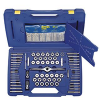 TOOLS TAP AND DIE SET PERFORMANCE THREADING SYSTEM DELUXE 116-PIECE
