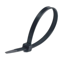BLACK NYLON TIE