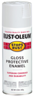 RUST 1692830 GLOSSY WHITE RUST-OLEUM 12 OZ.
