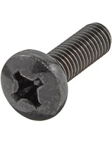 4-40X3/8 PAN HD PHIL M/S STAINLESS BLK