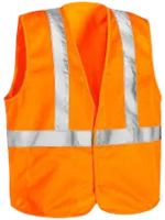 HI-VIS ORANGE SIZE XXL TYPE R CLASS 2 BREAKAWAY MESH SAFETY VEST