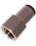 1/4X1/8 FEMALE PIPE CONNECTOR PRESTOLOK NICKEL PLATED COMPOSITE FITTING