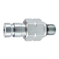 1/8 BODY X M10 MALE METRIC THREAD TEST PORT COUPLING NIPPLE