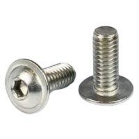 1/4-20X1/2 BUTTON HEAD FLANGE SOCKET CAPSCREW STAINLESS