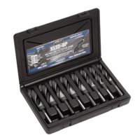 8 PIECE BRUTE PLATINUM DRILLS 9/16 TO 1